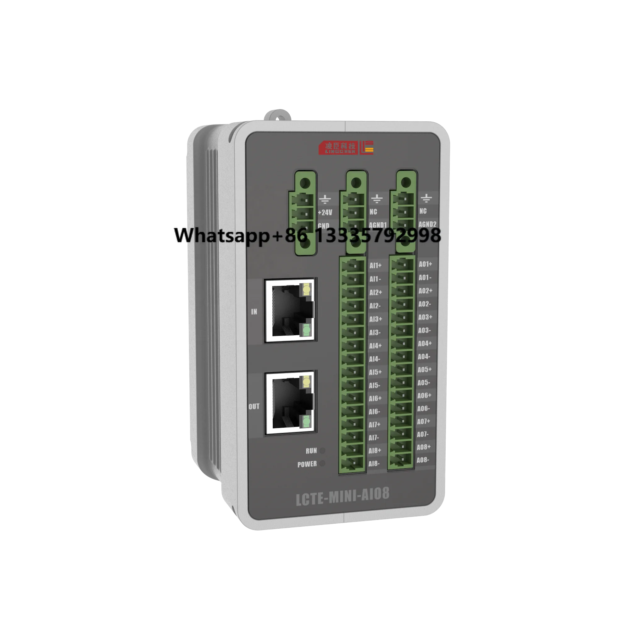 

High Performance Lingchen LCTE-MINI-AIO8 Bus Module Ethercat IO Module with Support Distributed Clock