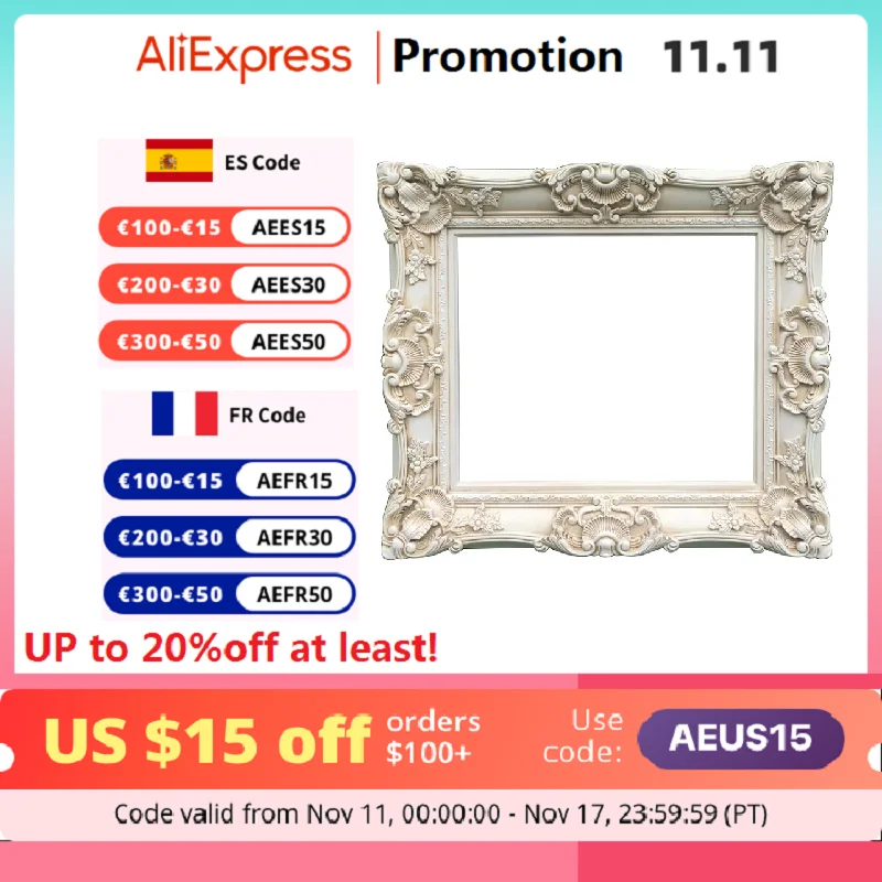 

European Style ABS Photo Picture Frame Wedding Decoration Frame