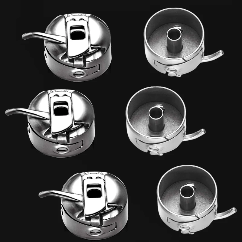 2/4/6Pcs Stainless Steel Sewing Machine Bobbin Case for Front Loading 15 Class Machines Suitable for Household Sewing Machine