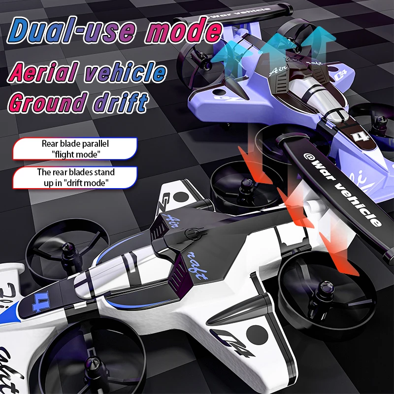 

Радиоуправляемый летательный самолет двойного назначения, трюк, дрифт, квадрокоптер, игрушка 2 в 1, беспилотный летательный аппарат, модель с неподвижным крылом, рождественские подарки для мальчиков