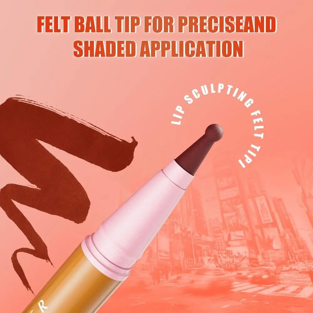 New Long Lasting Lip Liner Smudge-Proof All Day Waterproof Lip Stain Seamless Matte Lip Liner Stain Lip Makeup