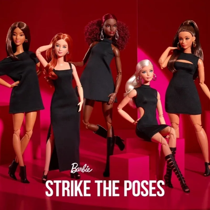 Authentic Barbie Doll with Yoga Poses Changeable Styles Multiple Joints Moving Collectible Toy for Kids And Adults