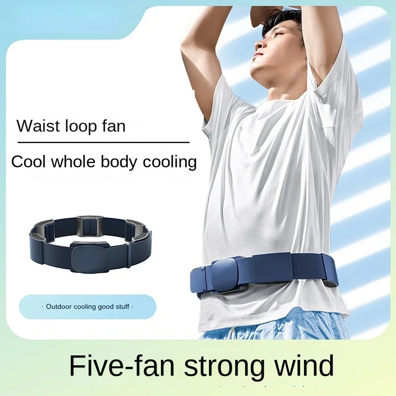 Ultra-Long Life Battery Rechargeable Clip-on Cooling Mute Wrist Hanging Little Fan Camping Refrigeration Cold Air Conditioner