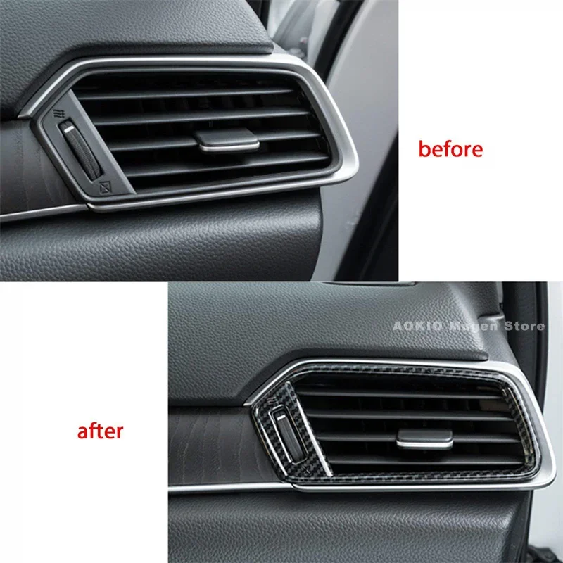 Car Dashboard Air Outlet Frame Cover Air Conditioner Vent Cover Trim For Honda Accord 10th Gen Interior Accessories 2018-2022