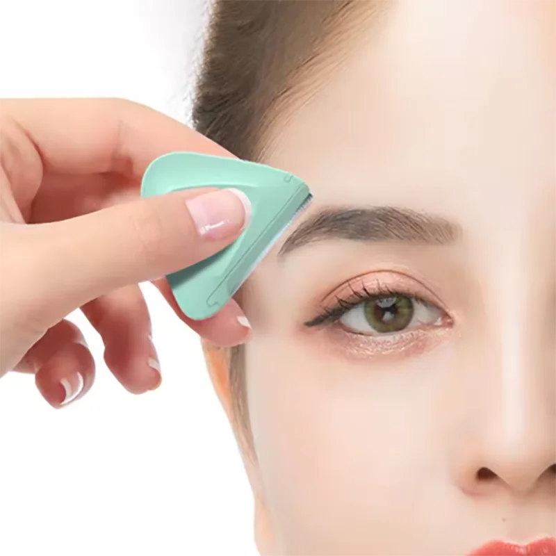 Trymer do brwi Trójkątny przenośny bezpieczny skrobak do brwi Specjalny trymer do brwi Ostrze do brwi Narzędzie kosmetyczne