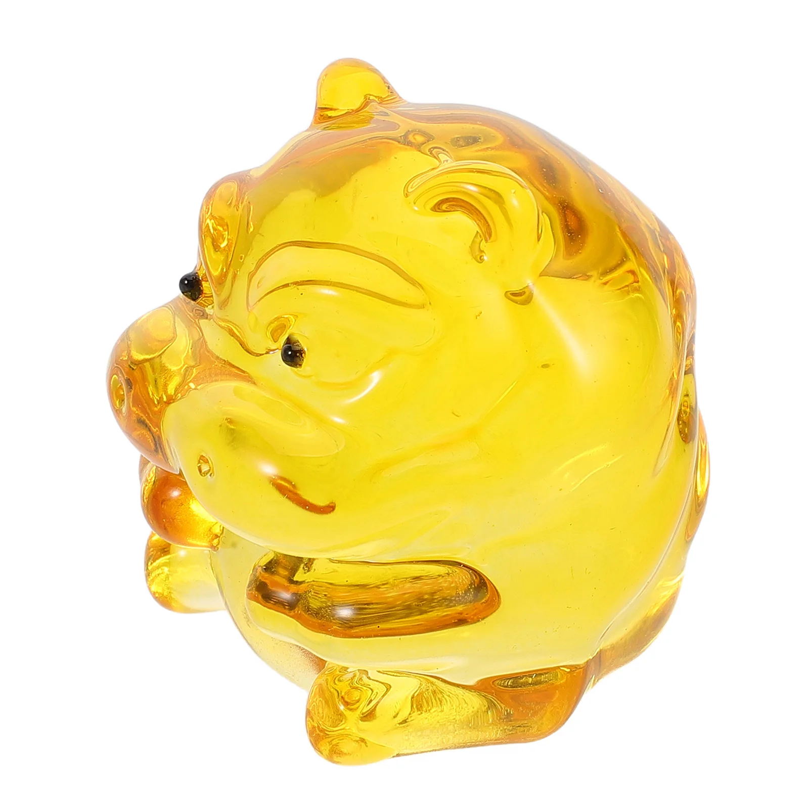 

Small Hippopotamus Ornament: Miniature Crystal Animal Statue for Living Room or Office - Enhancing Modern Aesthetics for Home