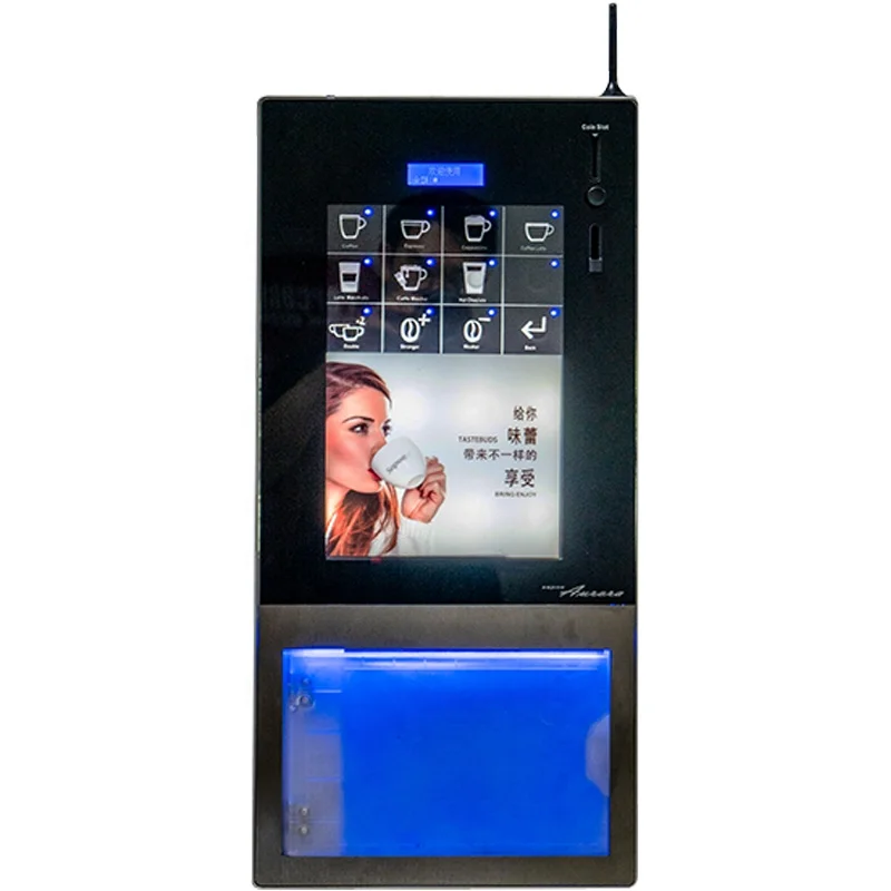 

2026 New Smart ModelCommercially Table Top Freshly Ground Automatic Coffee Vending hine Coffee 3-in-1 Single Serve Coff