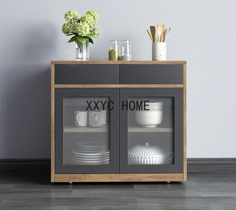 

LBX Meal Side Cabinet Kitchen Cupboard Living Room Side Cabinet Locker Shelf Tea Cabinet