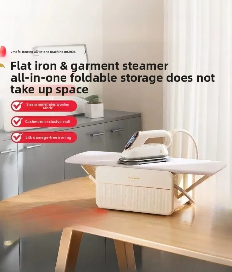 2-in-1 Handheld Garment Steamer & Steam Iron, Household Flat & Hanging Ironing Machine, Automatic Mini Clothes Wrinkle Remover