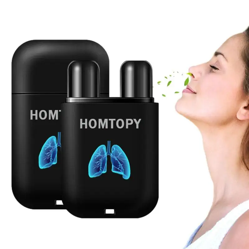 Liver Air Nasal Inhaler Natural Herbal Repair Nasal Box Nasal Inhalers Stick Double Hole Diffuser Sniffer for Nasal Cleansing