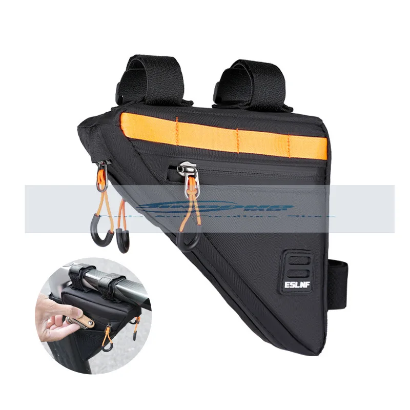

Mountain Bike Triangle Upper Tube Bag Waterproof Road Bike Front Beam Bag Large Capacity Cycling Equipment