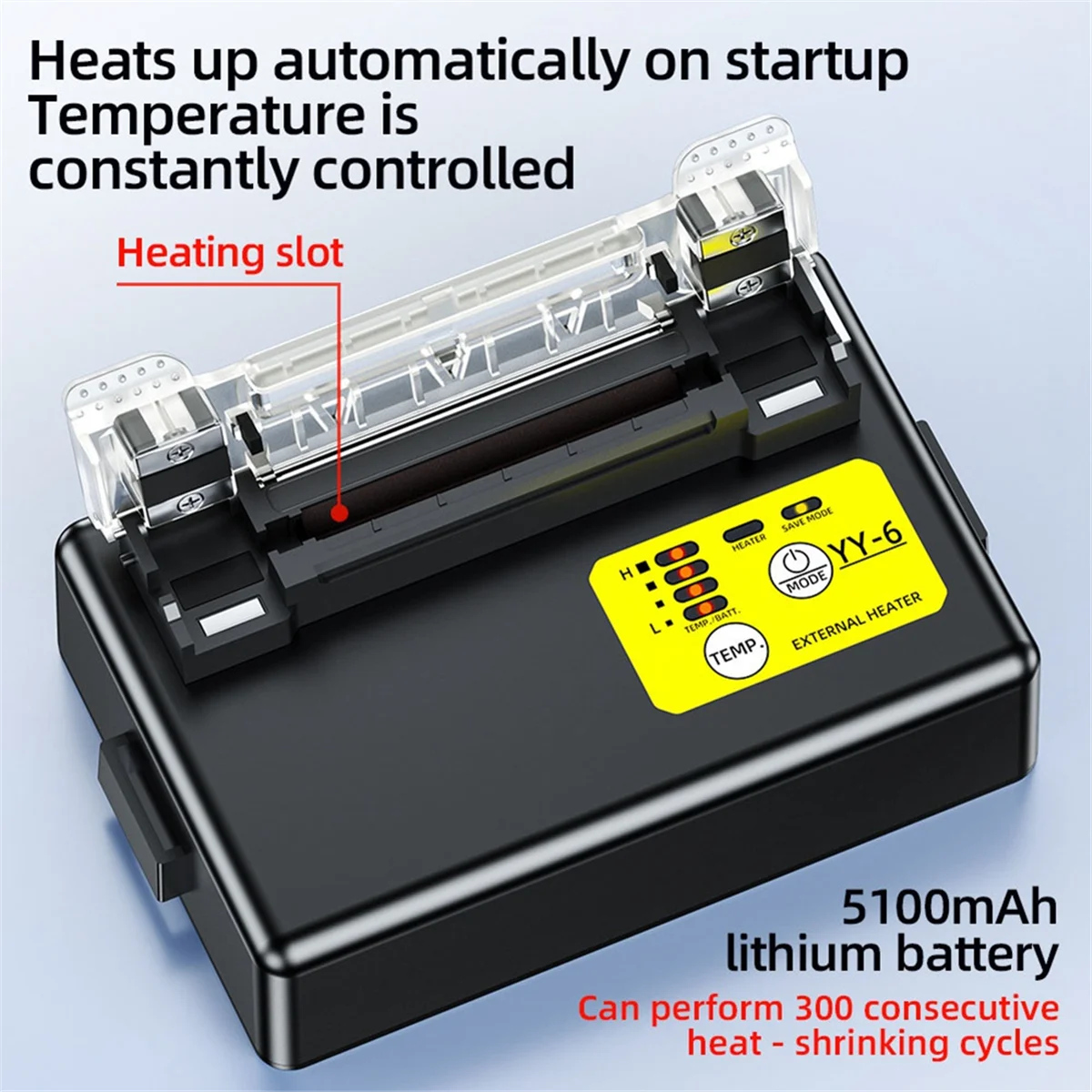 

2025+Fiber Optic Heater External Heater for Optical Fiber Fusion Splicer 8-Level Adjustment A EU Plug