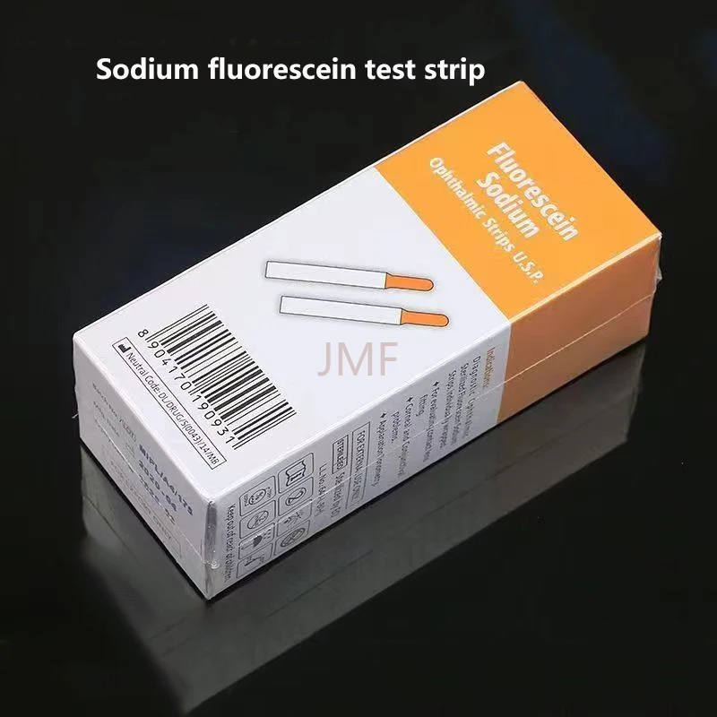 100 Pieces/box of Imported/domestic Tear Detection Test Strips and Sodium Fluorescein Detection Test Strips