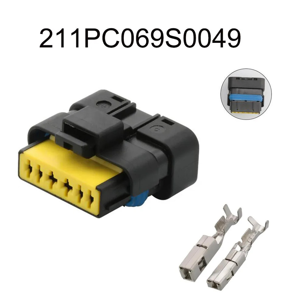 Imagem -03 - Conector Impermeável do Fio do Homem e da Fêmea Tomada Terminal Automotivo Pin 211pl069s0049 211pc069s0049 Grupo 100