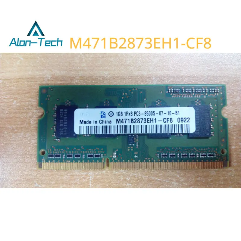 สำหรับ Samsung 1GB PC3-8500S-07-10-B1 1RX8 M471B2873EH1-CF8หน่วยความจำ DDR3