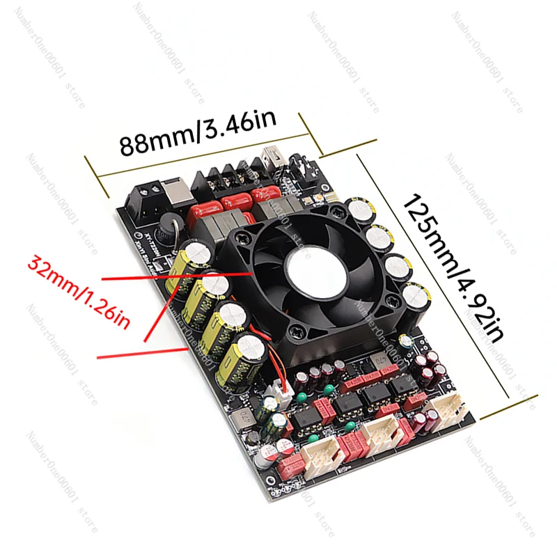 

Аудио Bluetooth без потерь для T220H Плата усилителя Bluetooth 220 Вт + 220 Вт стерео аудиофил TPA3251