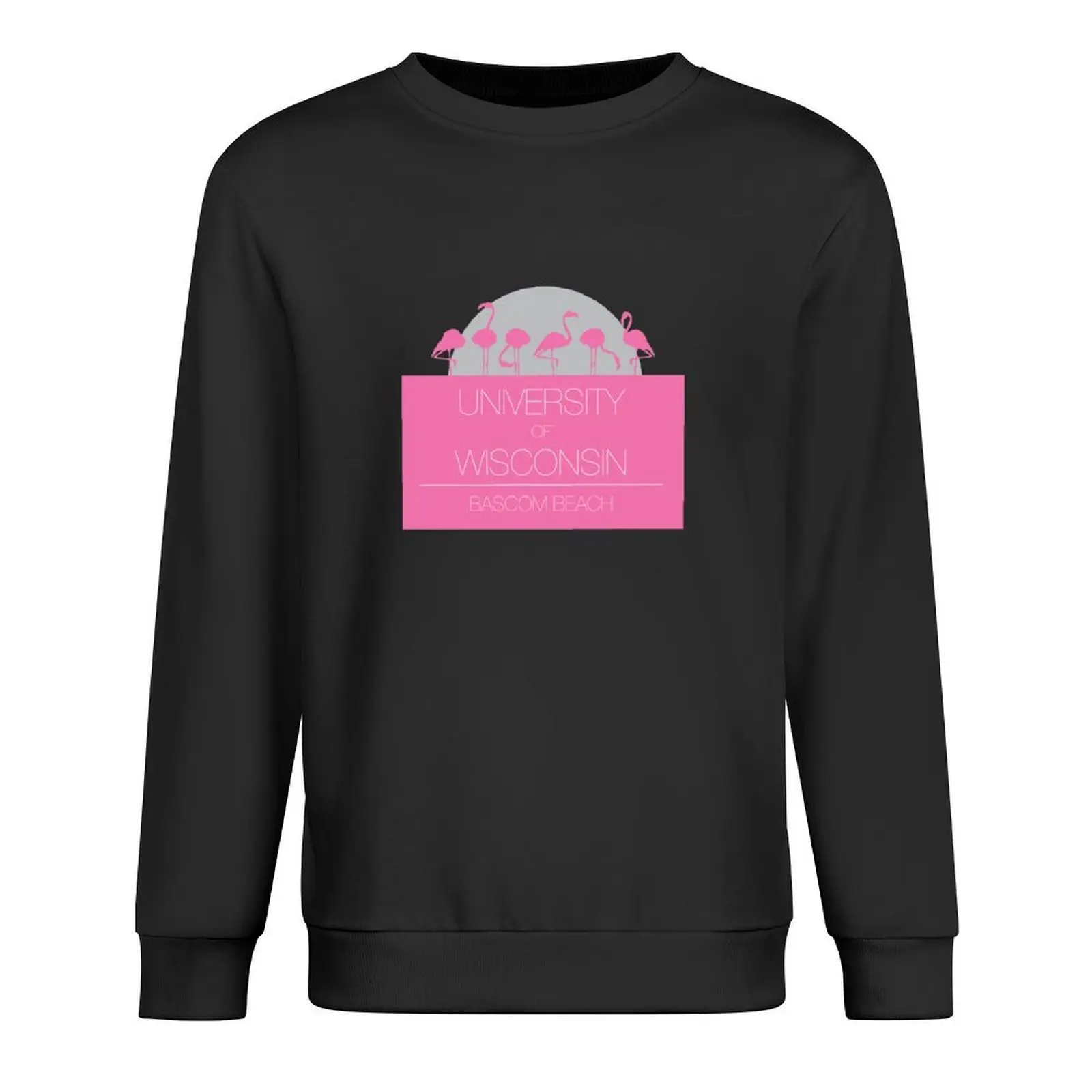 

University of Wisconsin - Madison Bascom Hill Flamingos Pullover men clothes blouse men clothing winter man sweatshirt