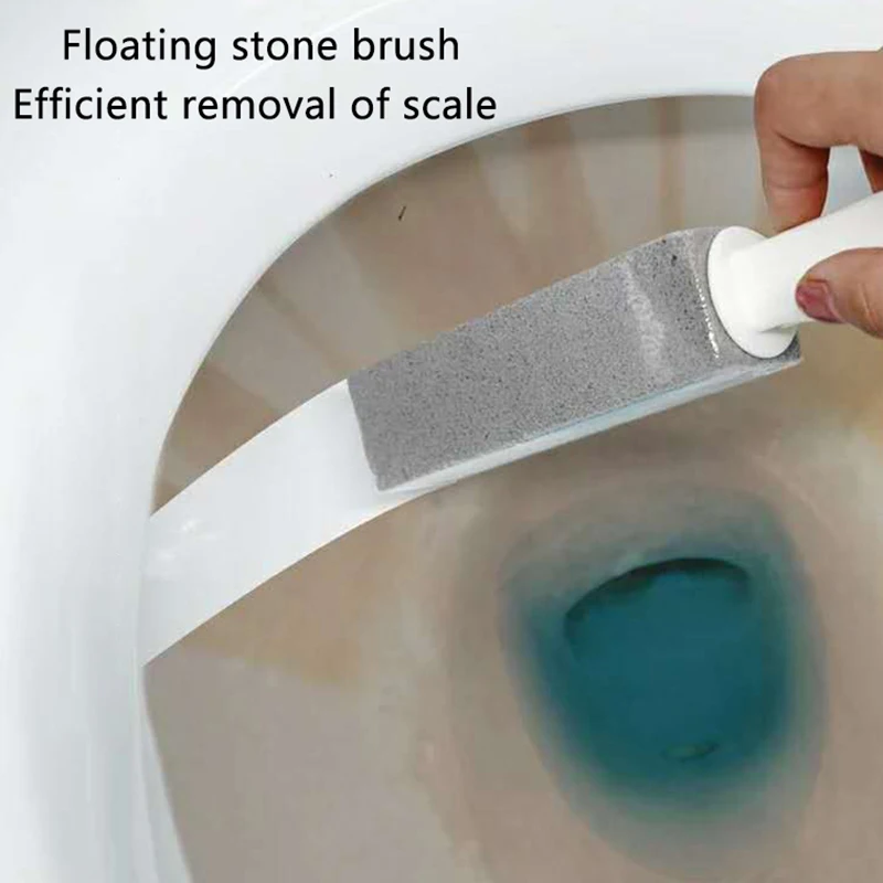 1pc Pumice Toilet Cleaning Brush Toilet Brush Seat Toilet Stain Bathroom Scar Yellow Scale Powerful Pumice Brush