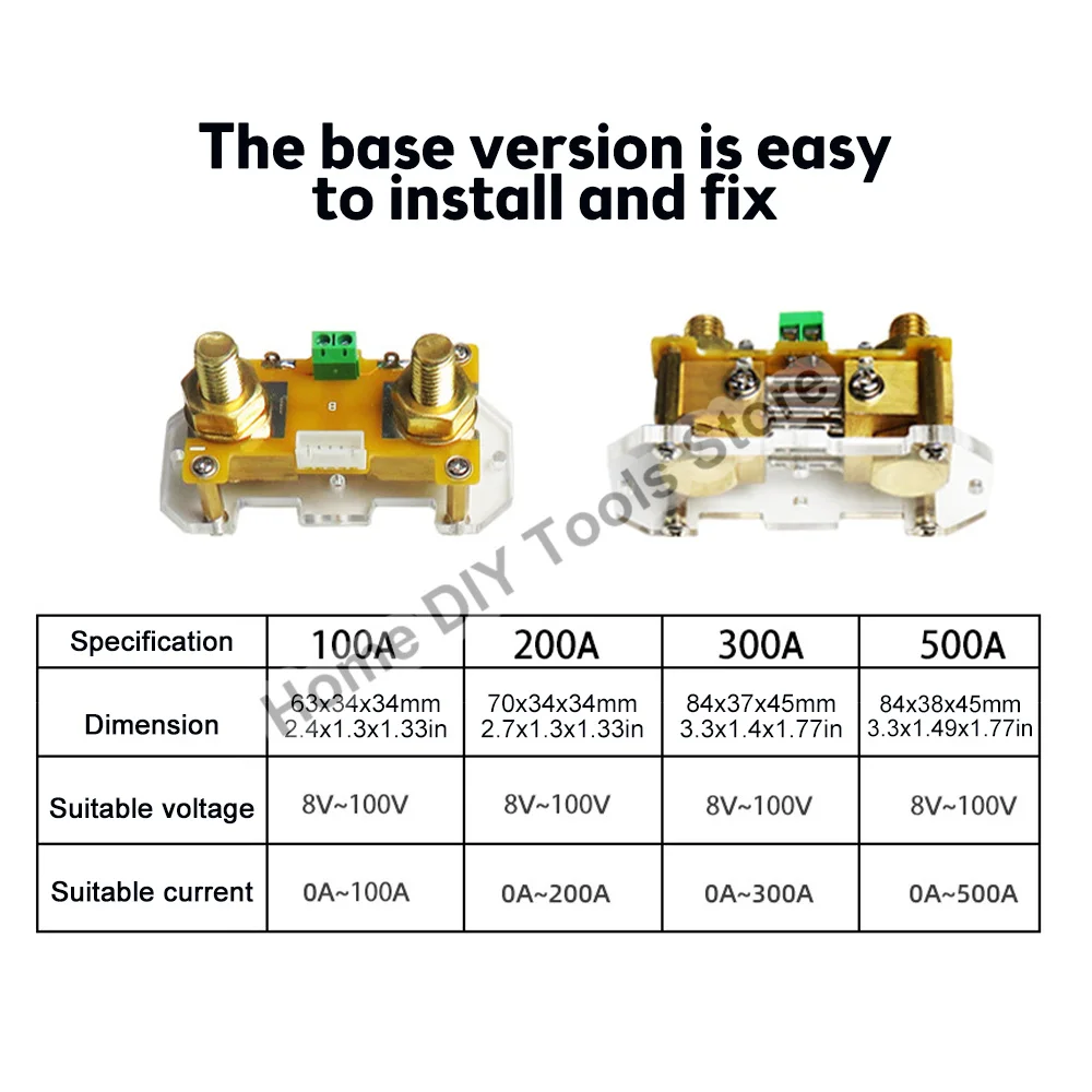 VA9810 DC8-100V Voltage Current Meter Battery Capacity Tester Capacity Indicator Power Meter for LiFePO Coulomb Counter Car Tool