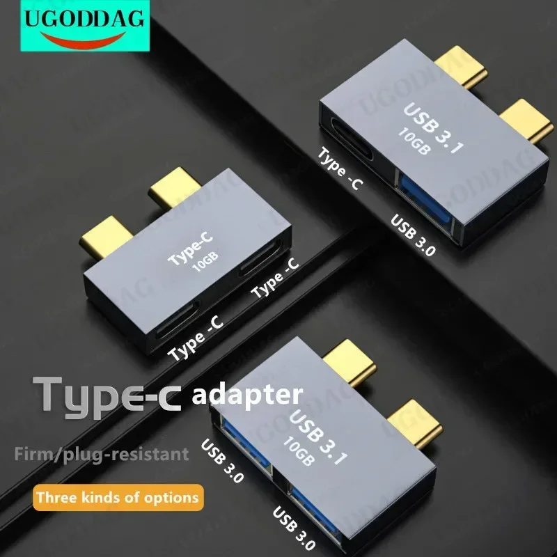 Type C Adapter USB Conventer Charging Data Transmission Interface Protection Connector Thunderbolt 3 for Macbook Pro Air Laptops