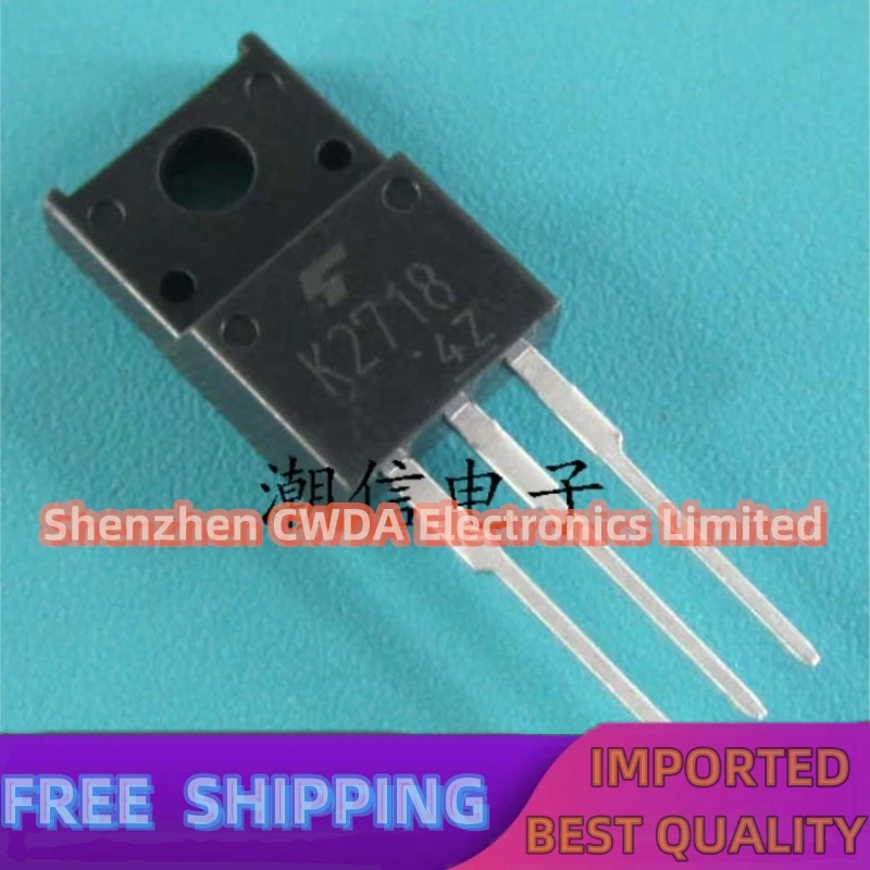 10PCS-20PCS  K2718 2SK2718   2.5A 900V TO-220F   In Stock Can Be Purchased