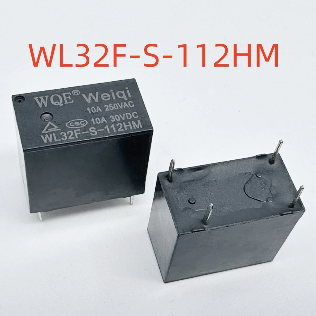 New WL32F-S-105HM ; WL32F-S-112HM (32F-1A-5V/12V-10A) Relay 4pins