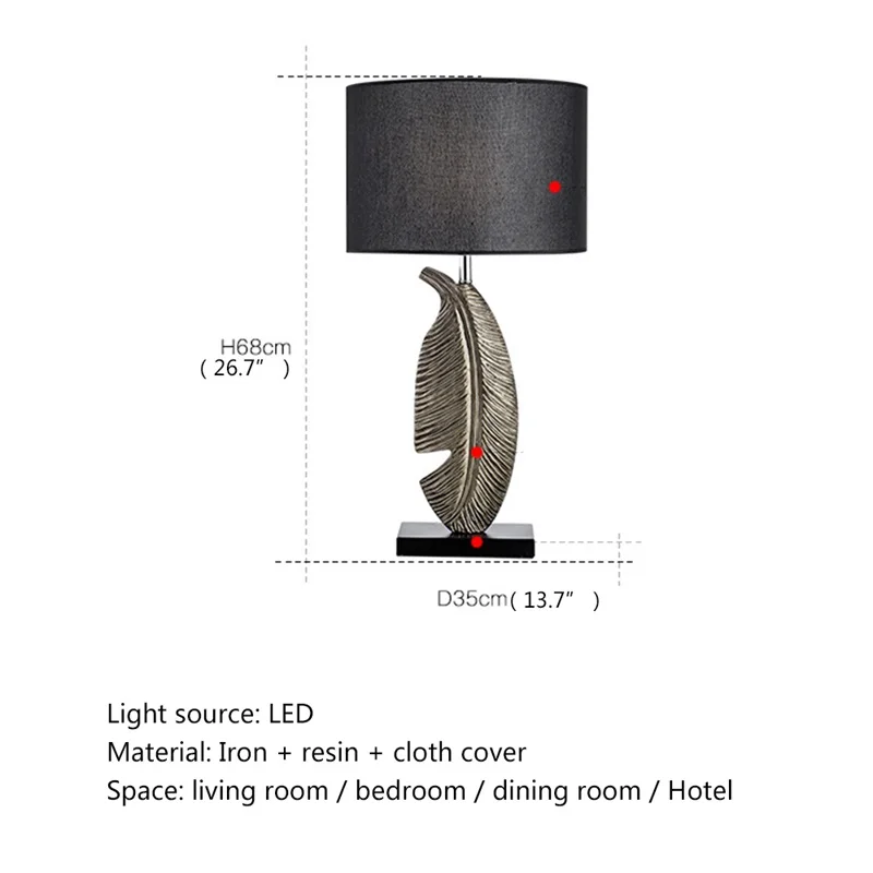 Soura โคมไฟตั้งโต๊ะสไตล์ยุโรปย้อนยุคโคมไฟ LED สำหรับห้องรับแขกห้องนอนการตกแต่งบ้าน