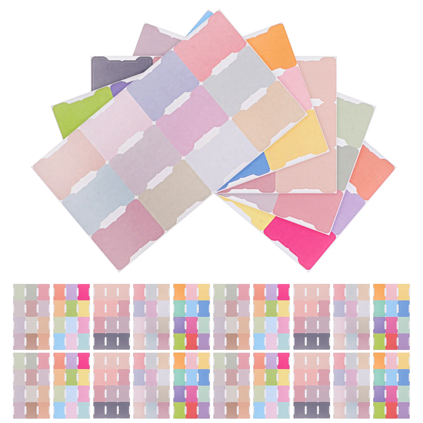 

5Pcs Self Adhesive Index Tabs Pastel Colors Writable Bookmark Notes Page Markers Monthly Planner Stickers Adhesive Index Tabs