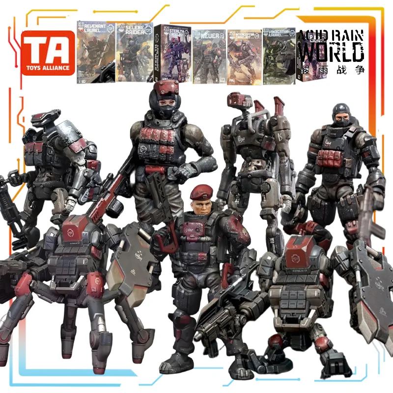 

Spot Goods TOYS ALLIANCE Original Acid Rain War Series Stealth Unit 1/18 Movable Action Figure Model Toys Model Gifts for Boys