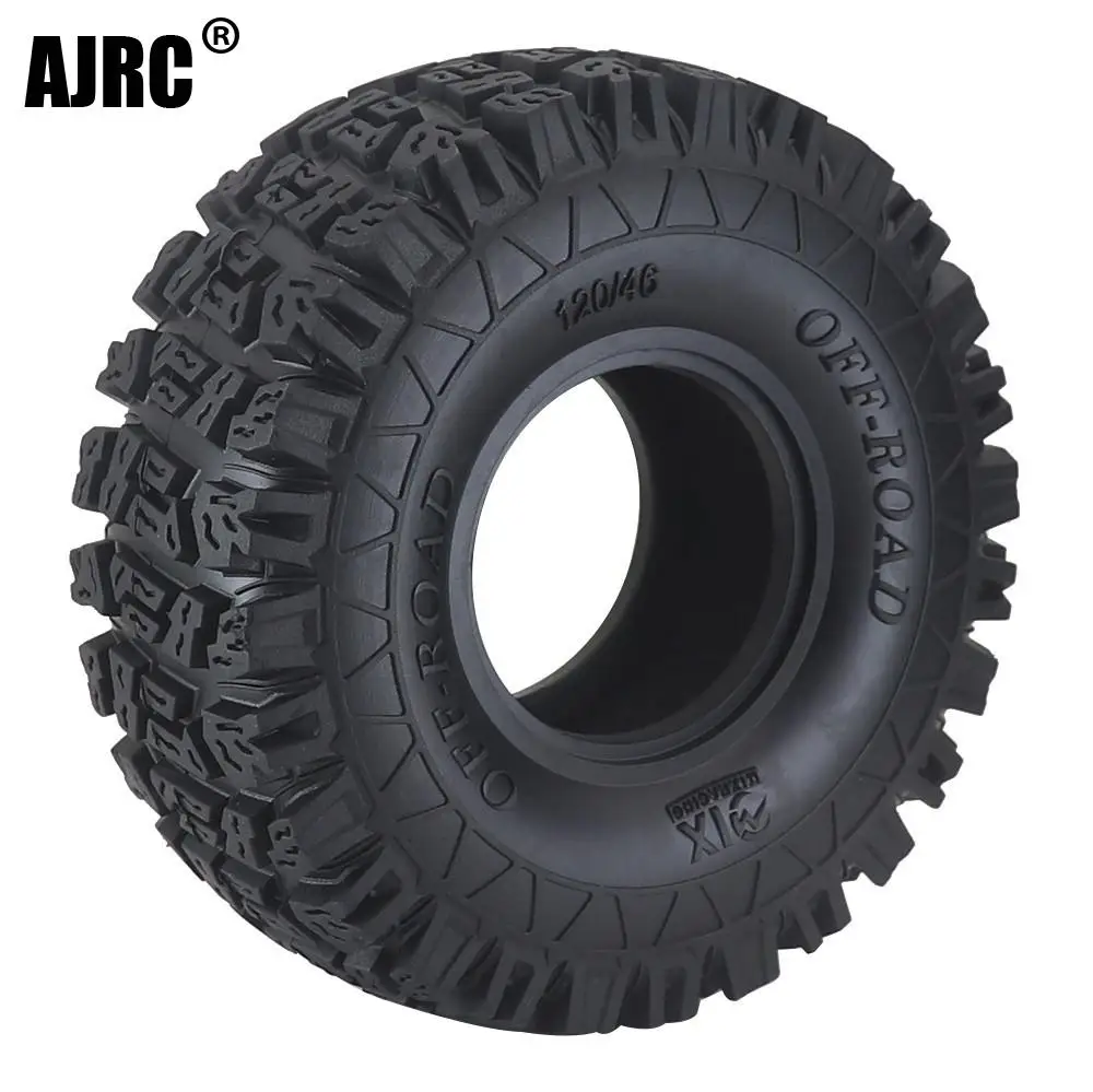 

Ajrc 1.9 Inch 120mm Rubber Tires For 1/10 Rc Crawler Car Traxxas Trx4 Trx6 Axial Scx10 90046 Redcat Yikong Rc4wd D90 Rgt Rc Car