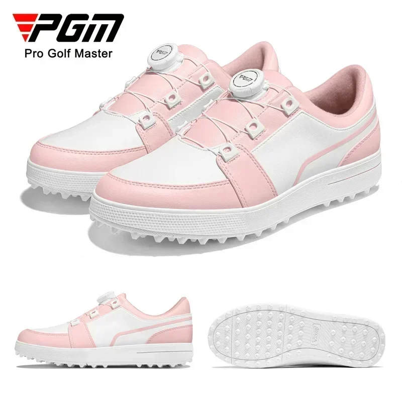 

PGM Golf Shoes Women's Waterproof Knob Sports Shoes Comfortable Anti slip Board Shoes Casual Manufacturer Direct Sales