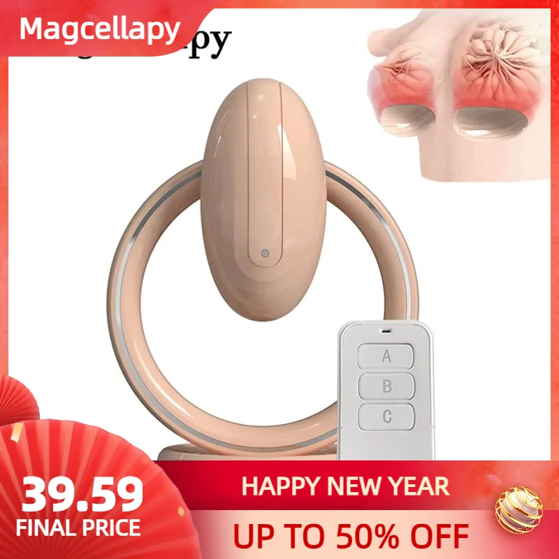 EMS Intelligent Chest Massager Micro Current Vibration Breast Beauty Instrument Breast Enlargement Soothing Female Beauty Care