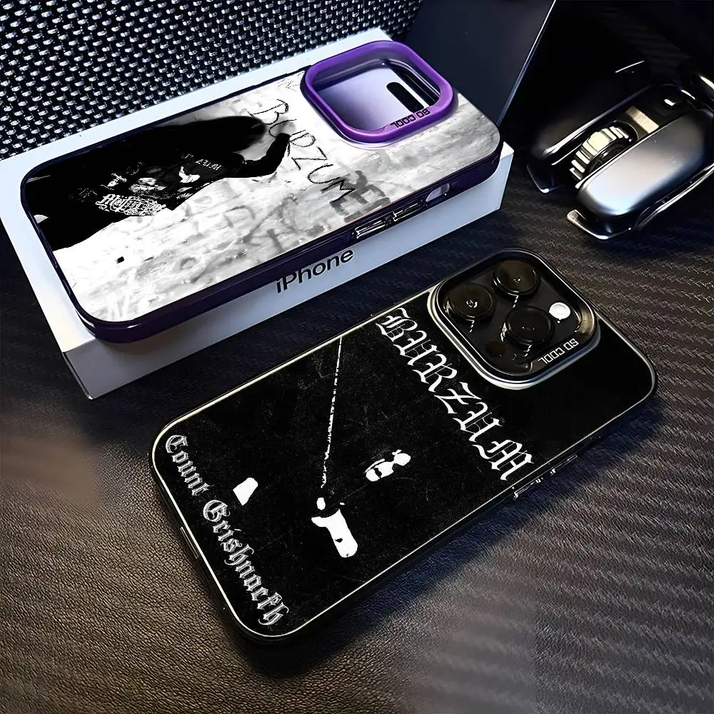 

B-Burzum F-Filosofem Phone Case For iPhone 16,15,14,13,12,11,Mini,Pro,MAX Purple Matte Shockproof Cover