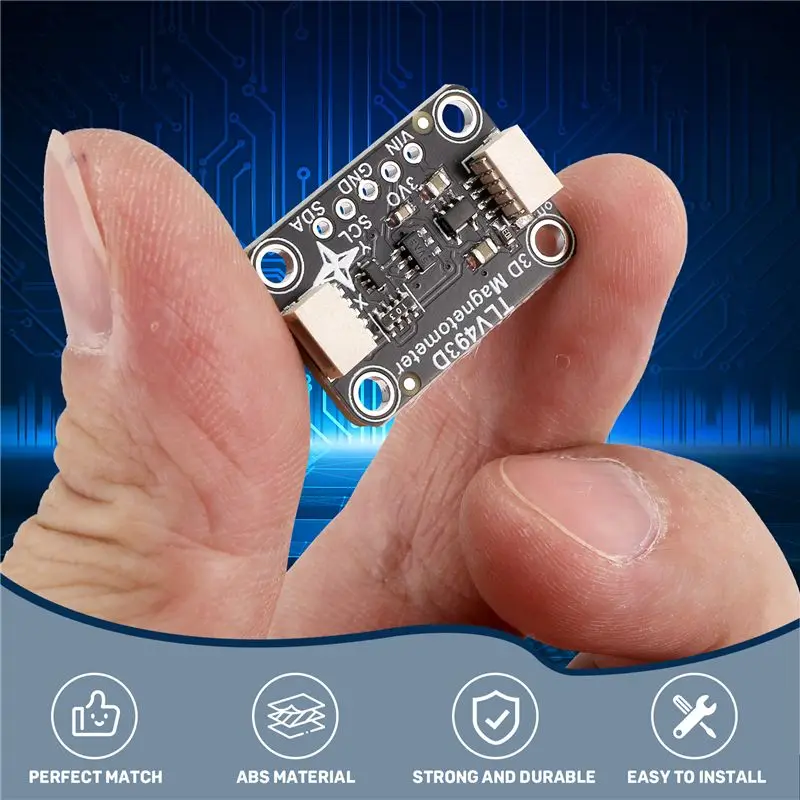 B27B TLV493D Triple-Axis Magnetometer Module Compatible With STEMMA QT Qwiic