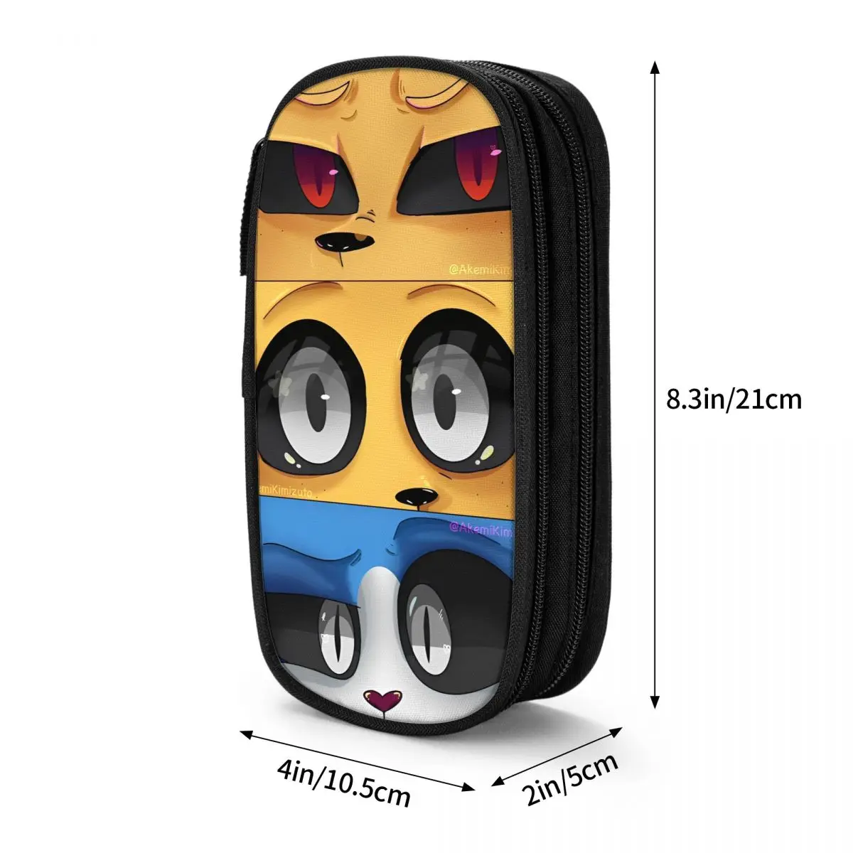 Mikecracks กล่องดินสอการ์ตูน Back To School กล่องดินสอ Double Layer นักเรียนวิทยาลัยกล่องดินสอเครื่องเขียน Organizer