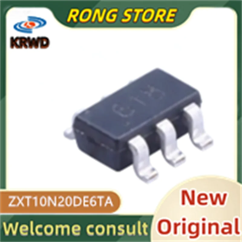

5 шт. 618 Новые и оригинальные ZXT10N20DE6TA ZXT10N20DE6T ZXT10N20DE6 ZXT10N20