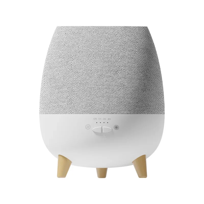Ultrasonic 2-in-1 Fabric Aromatherapy Diffuser & Humidifier, 300ml Detachable Tank, Soft Night Light, Home Desktop Essential Oil