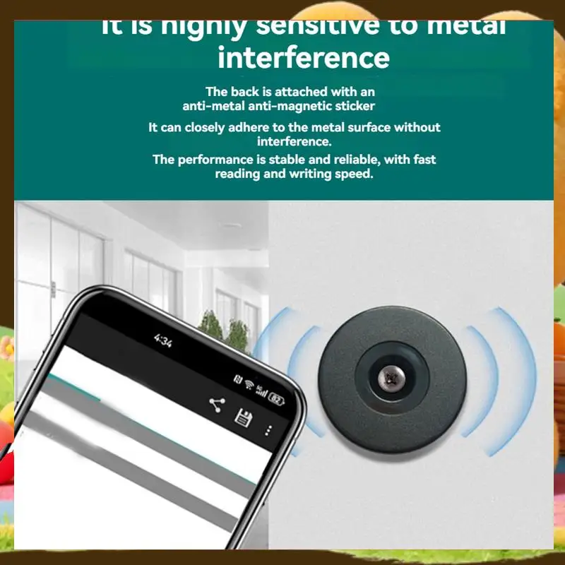 

5PCS 25Mm RFID Checkpoints Label Tag Guard Tour Patrol System Anti-Metal NFC 213 Chip 13.56Mhz 144Bytes-ABYA