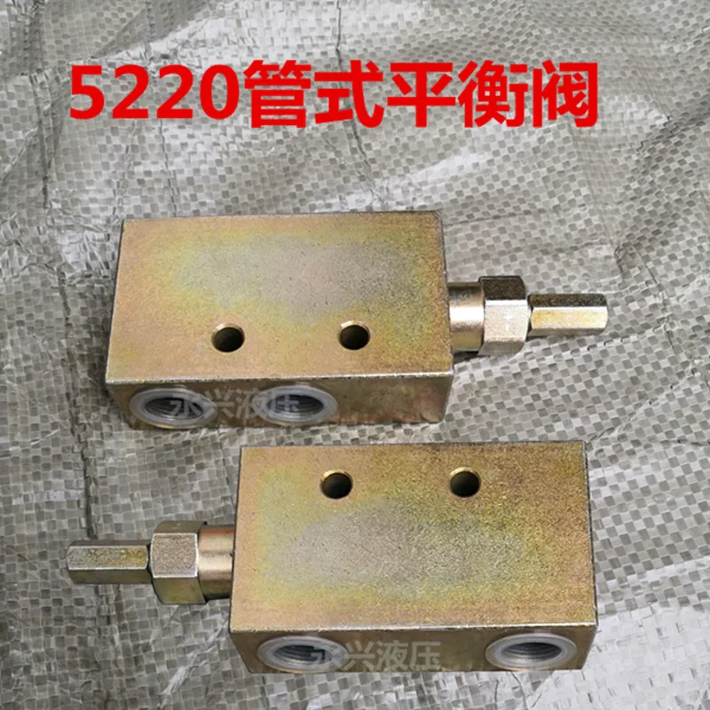 Hydraulic Balance Valve Two-way Lock Plate Crane Boom Engineering Vehicle Machinery Accessories Cylinder Motor Balance Pressure