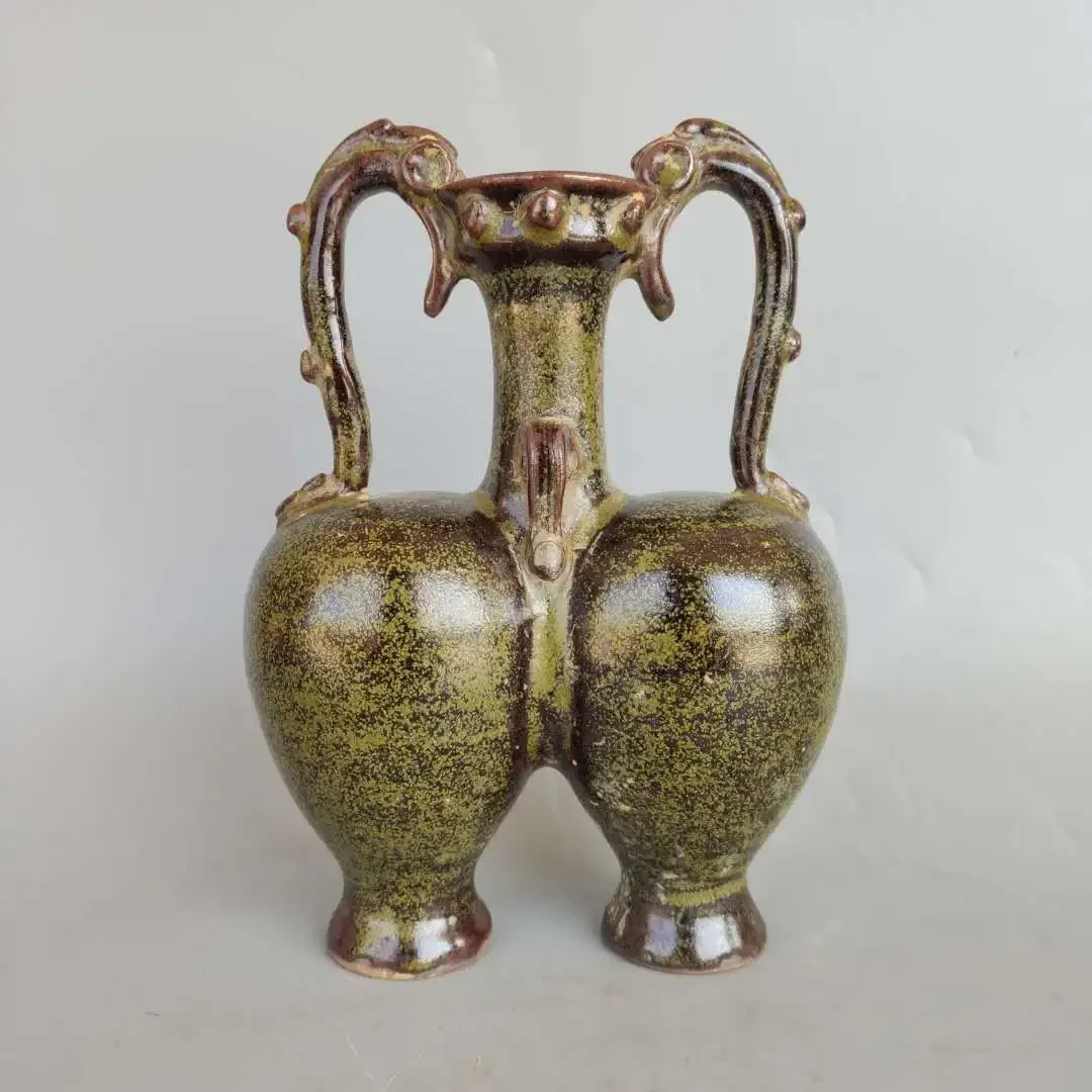 

Антикварный фарфор, антиквариат, разные династии Сун, коническая глазурь, двойная обернутая ваза с драконом, украшения для дома, декор Floreros