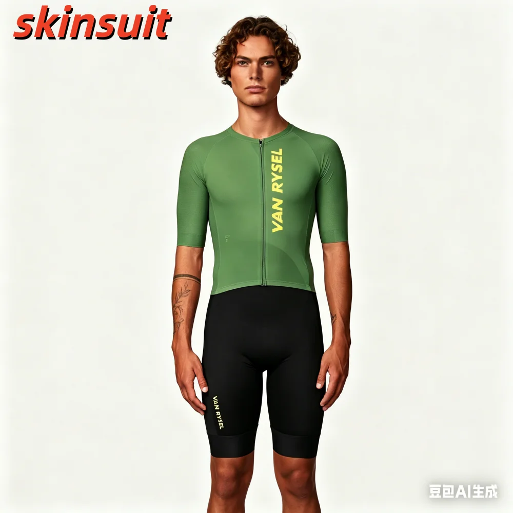 Pro Trisuit MEN'S Short Sleeve Skinsuit World Triathlon Clothes Swimming Cycling Running Jumpsuit Skating Colorful Apparel 2026 view 5