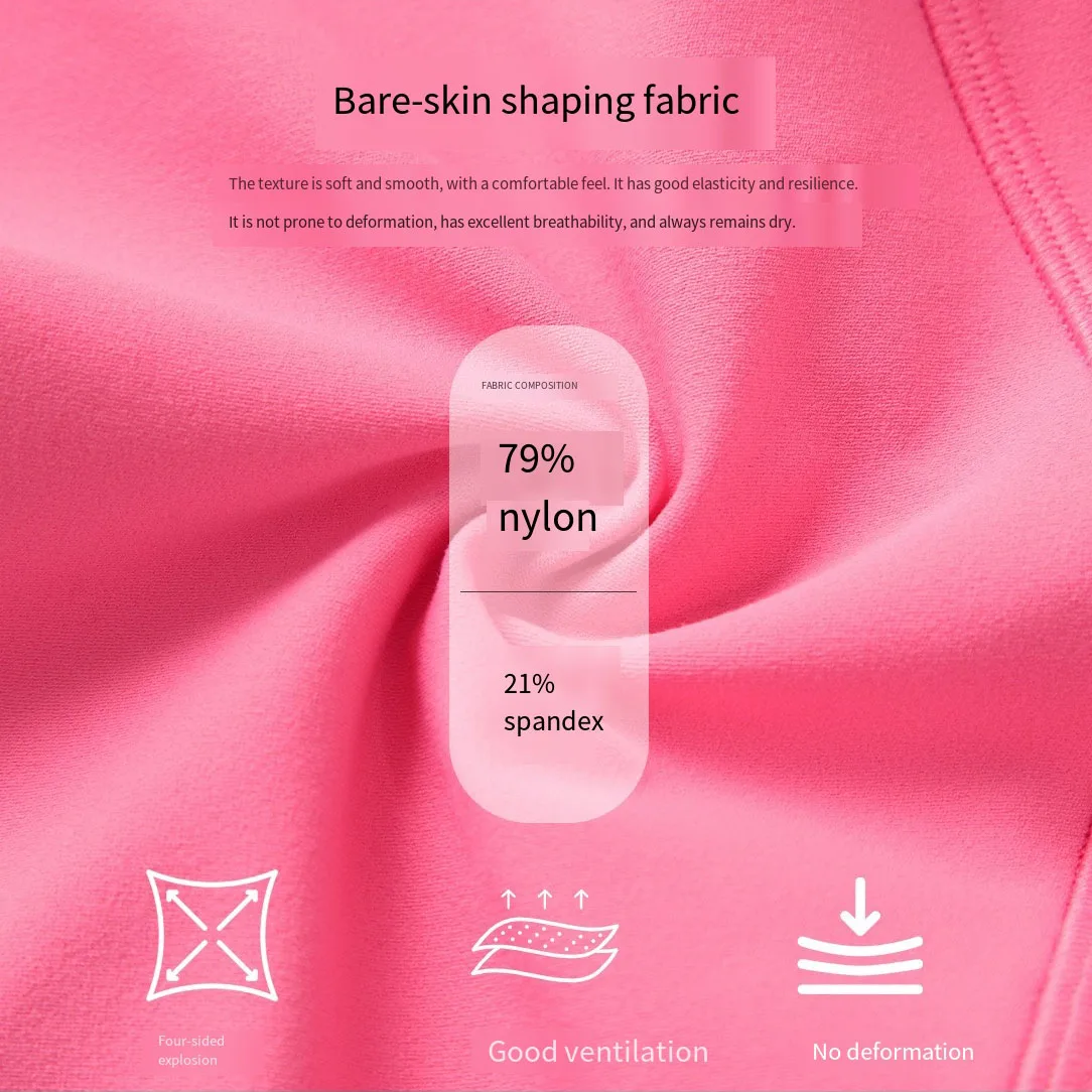 새로운 여성용 반바지, 누드 3점 요가 바지, 드로스트링 레깅스, 하이 웨이스트 엉덩이 리프팅 피트니스 사이클링 반바지