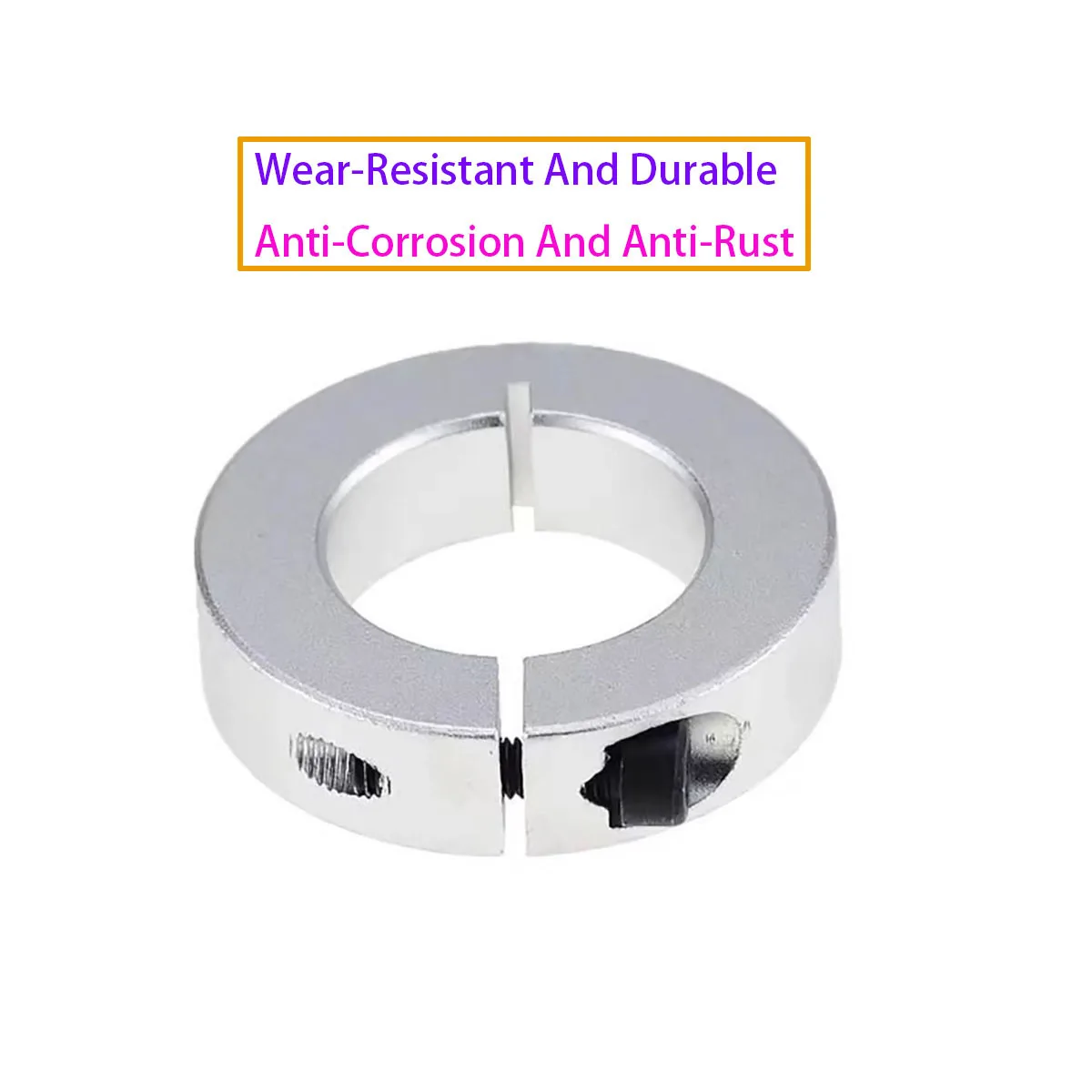 

Shaft Collars Locking Collar Open Type Limit Ring Bearing Retainer Ring Positioning Bushings