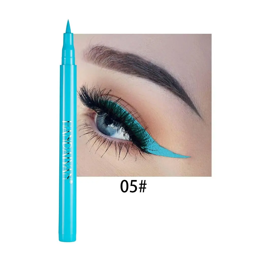 Regenbogen flüssiger Eyeliner Bleistift wasserdicht Anfänger Anfänger liegend Seidenraupen stift koreanischen Stil langlebigen Eyeliner Gel stift