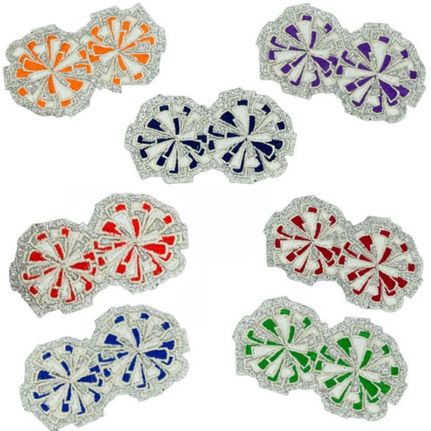 

10 Pcs Snowflake Sparkle Iron On Sew On Embroidered Patches Clothing Hat Bag Shoe Repair Phone Gift Box Decor DIY Accessory