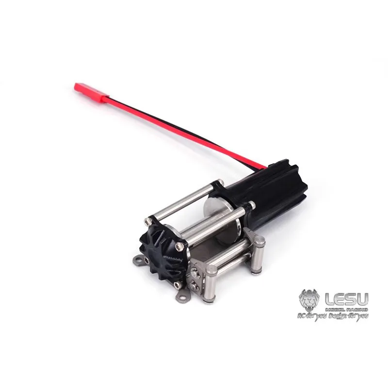 LESU 1/14 Elektrische Winde LS-A0012 Fahrzeugmontierte Kleine Offroad-Fahrzeug Selbstrettungs-Winde LKW DIY Zubehör Spielzeug – Detail 3