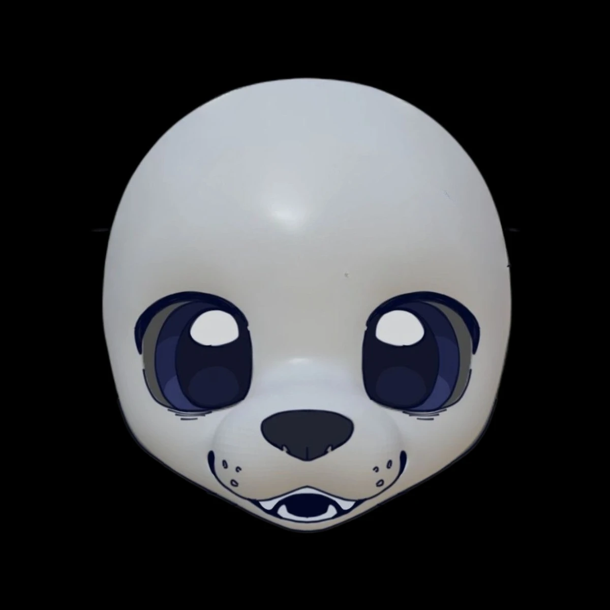 Base Mask Mixed Series Puppy Animal Skull Big Mouth Tube 3d Print Skull Furry Middle Snout with Nose Accessories Anime cos Props