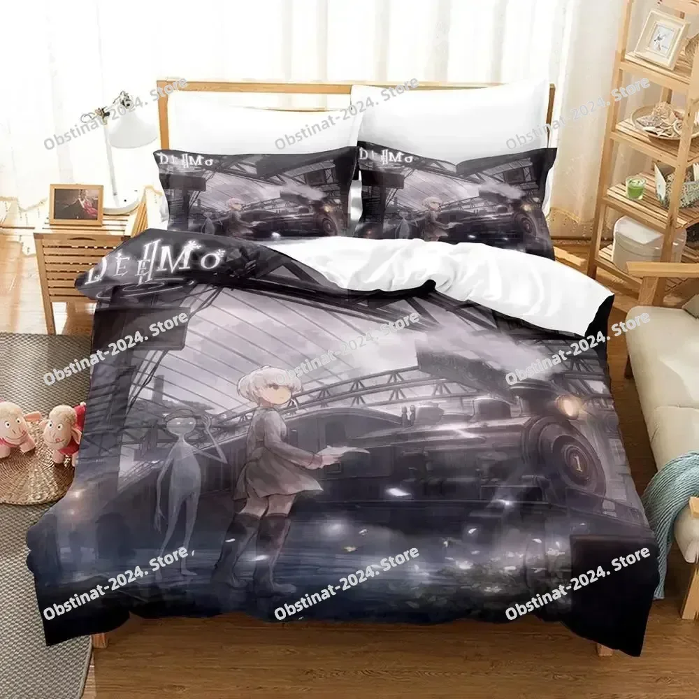 Game DEEMO II Bedding Set Single Twin Full Queen King Size Bed Set Adult Kid Bedroom Duvet cover Sets 3D Anime Bed Sheet Set