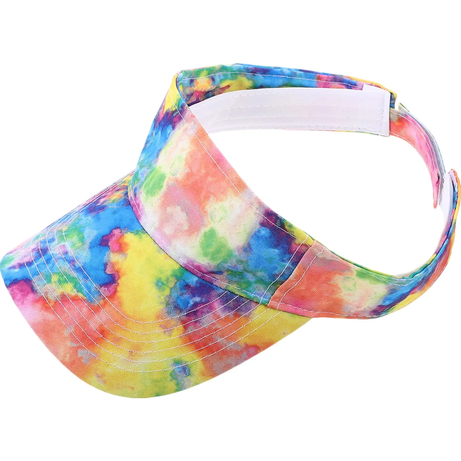 

Ladies Sun Hat Visors for Women Hats Baseball Cap Athletic Tennis Cotton Tie Dye Miss