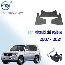 For Mitsubishi Pajero Montero 2007 - 2021 Car Front & Rear Mud Fender Flaps Splash Guards Mudflaps Mudguard 4PCS